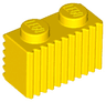 Brick, Modified 1 x 2 with Grille / Fluted Profile