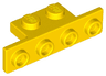 Bracket 1 x 2 - 1 x 4 with Rounded Corners at the Bottom