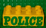 Duplo, Brick 2 x 4 with 'POLICE' Pattern