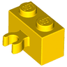 Brick, Modified 1 x 2 with Open O Clip Thick (Vertical Grip)