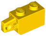 Hinge Brick 1 x 2 Locking with 1 Finger Vertical End