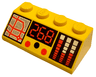 Slope 45 2 x 4 with Red Digital '268' on Black Background, Map with Lines, Buttons, and Bar Gauges Pattern