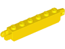 Hinge Brick 1 x 6 Locking with 1 Finger Vertical End and 2 Fingers Vertical End