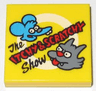 Tile 2 x 2 with 'The ITCHY & SCRATCHY Show' Pattern