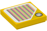 Tile 2 x 2 with Super Mario Scanner Code Coin Block Pattern (Sticker) - Set 71381
