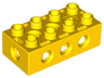 Duplo, Toolo Brick 2 x 4 with Holes on Sides and Top and 1 Screw in Top