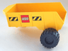 Duplo Dump Truck with 12 studs and Hitch and Lego Logo Pattern
