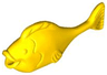 Duplo Fish with Thin Tail and Large Tail Fin