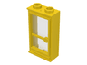 Door 1 x 2 x 3 Hinge on Left with Trans-Clear Glass