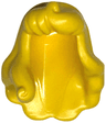 Minifigure, Hair Female Long with Part over Right Shoulder, Curled Ends, Hole on Top