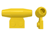 Engine, Smooth Small, 1 x 2 Side Plate with Axle Holders