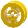 Wheel with Split Axle Hole