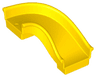 Duplo Slide Curved 90 degrees, Straight Sides