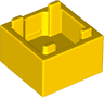 Container, Box 2 x 2 x 1 - Top Opening with Flat Inner Bottom