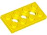 Technic, Plate 2 x 4 with 3 Holes