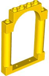 Door, Frame 1 x 6 x 7 Arched with Notches and Rounded Pillars