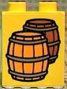 Duplo, Brick 1 x 2 x 2 with Two Barrels Pattern