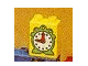 Duplo, Brick 1 x 2 x 2 with Clock Pattern and Red Clock Hands