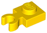 Plate, Modified 1 x 1 with Open O Clip Thick (Vertical Grip)