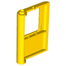 Door 1 x 4 x 5 Train Right, Thin Support at Bottom