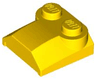 Slope, Curved 2 x 2 x 2/3 with 2 Studs and Curved Sides, Lip End