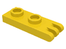 Hinge Plate 1 x 2 with 3 Fingers on End - Hollow Studs