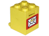 Container, Box 2 x 2 x 2 - Solid Studs with Mail Pattern