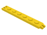 Hinge Plate 1 x 6 with 2 and 3 Fingers On Ends