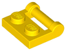 Plate, Modified 1 x 2 with Bar Handle on Side - Closed Ends
