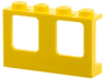 Window 1 x 4 x 2 Plane, Single Top Hole and Double Bottom Holes for Glass