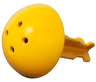 Duplo Cannon Ball 1/2 with Large Axle Connector and 4 Holes in Top