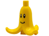 Banana, Peeled with Black and White Eyes and Grin Pattern