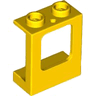 Window 1 x 2 x 2 Plane, Single Hole Top and Bottom for Glass