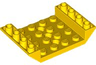 Slope, Inverted 45 6 x 4 Double with 4 x 4 Cutout and 3 Holes