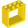 Window 2 x 4 x 3 - Hollow Studs