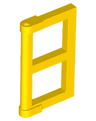 Pane for Window 1 x 2 x 3 with Thick Corner Tabs