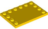 Tile, Modified 4 x 6 with Studs on Edges