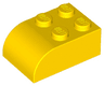 Slope, Curved 3 x 2 with 4 Studs