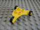 Duplo Airplane Landing Gear with 3 Black Wheels