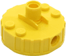 Magnet Brick, Round 4 x 4 x 2 with 3 Pin Holes