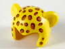 Minifigure, Headgear Cap, Cat with Dark Orange Leopard Spots Pattern
