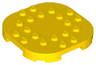 Plate, Modified 6 x 6 with Rounded Corners and 4 Feet