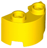 Cylinder Half 1 x 2 x 1