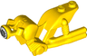 Motorcycle Fairing, Stuntz Dual Exhaust Bike with Silver Tape on White Headlight Pattern