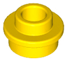 Plate, Round 1 x 1 with Open Stud
