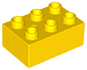 Duplo, Brick 2 x 3