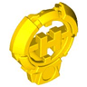 Hero Factory Chest Badge with 'H' and Flat Bottom