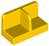 Panel 1 x 2 x 1 with Rounded Corners and Center Divider