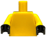 Torso Plain / Yellow Arms / Black Hands