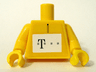 Torso German Telekom Yellow Pattern (Stickers) / Yellow Arms / Yellow Hands